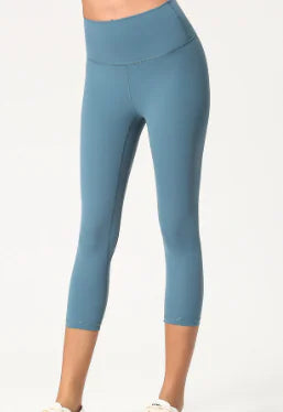 Yoga Capris, Soft Fitness Leggings, Bare Feel Yoga Pants