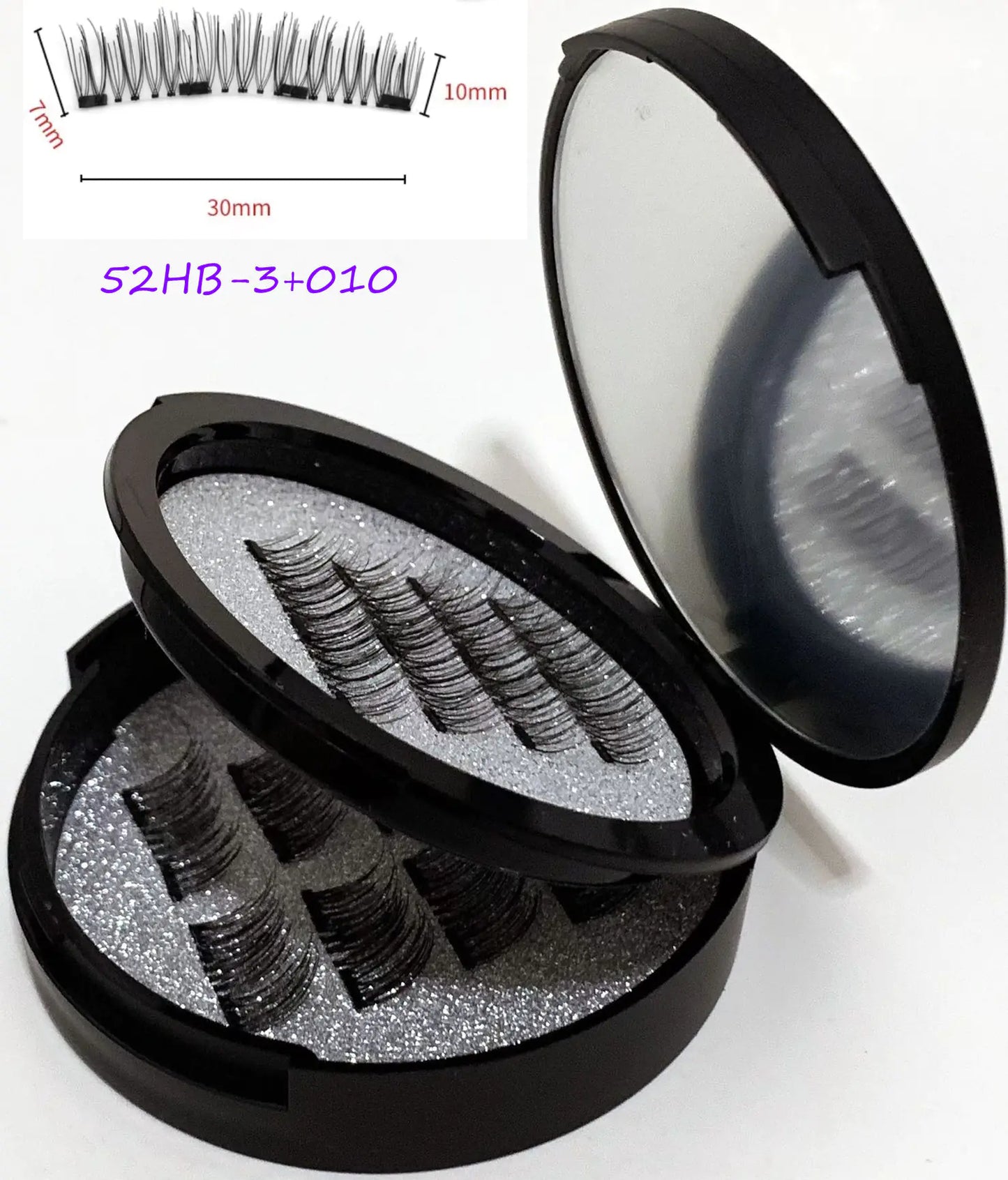 24P-3 Magnetic Lashes with Mirror - No Glue Needed