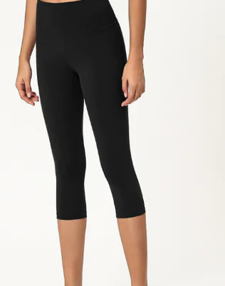 Yoga Capris, Soft Fitness Leggings, Bare Feel Yoga Pants