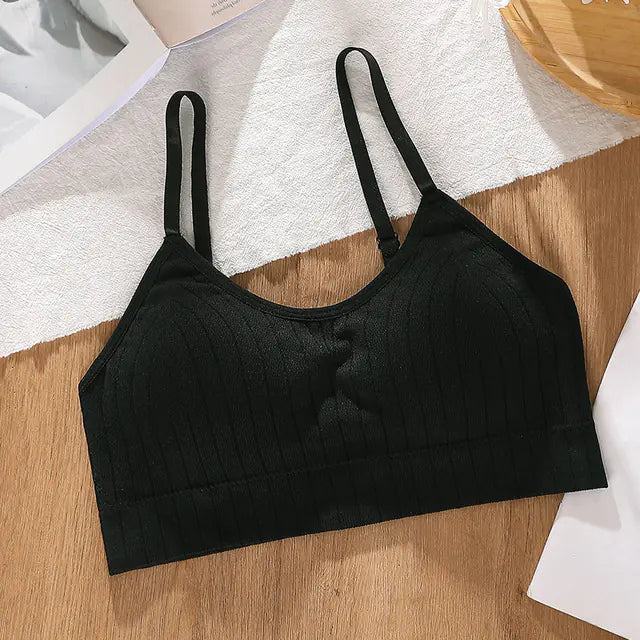 Wireless Seamless Padded Women's Sports Tube Top Bra