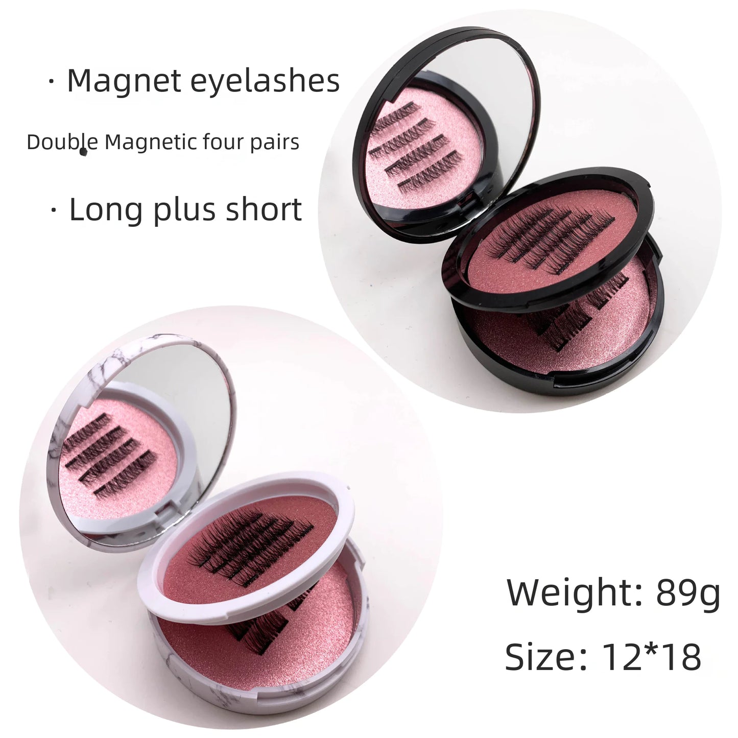 24P-3 Magnetic Lashes with Mirror - No Glue Needed