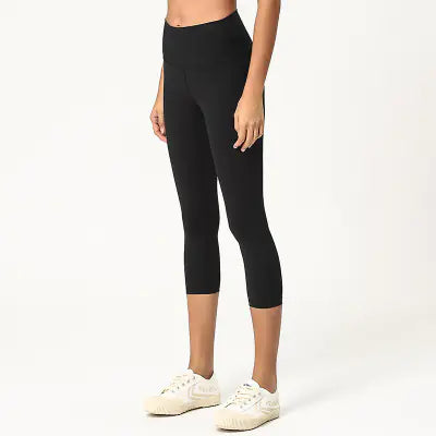 Yoga Capris, Soft Fitness Leggings, Bare Feel Yoga Pants