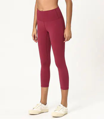Yoga Capris, Soft Fitness Leggings, Bare Feel Yoga Pants