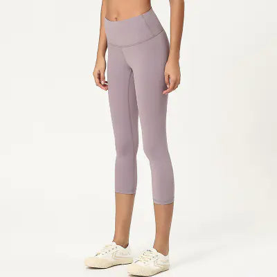 Yoga Capris, Soft Fitness Leggings, Bare Feel Yoga Pants