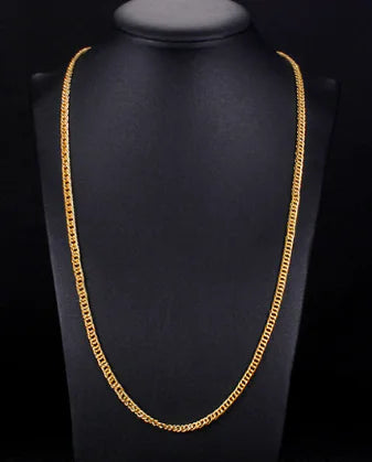18K Gold Jewelry Set - Bracelet and Necklace