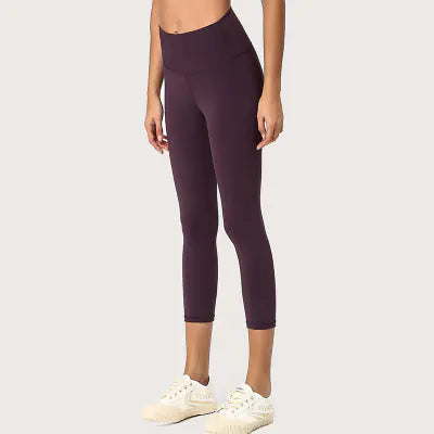 Yoga Capris, Soft Fitness Leggings, Bare Feel Yoga Pants