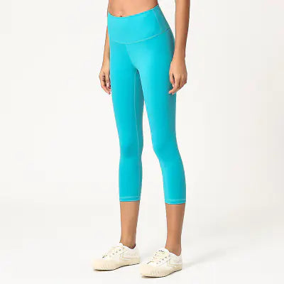 Yoga Capris, Soft Fitness Leggings, Bare Feel Yoga Pants