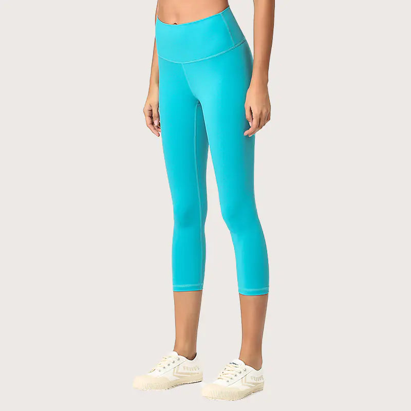 Yoga Capris, Soft Fitness Leggings, Bare Feel Yoga Pants